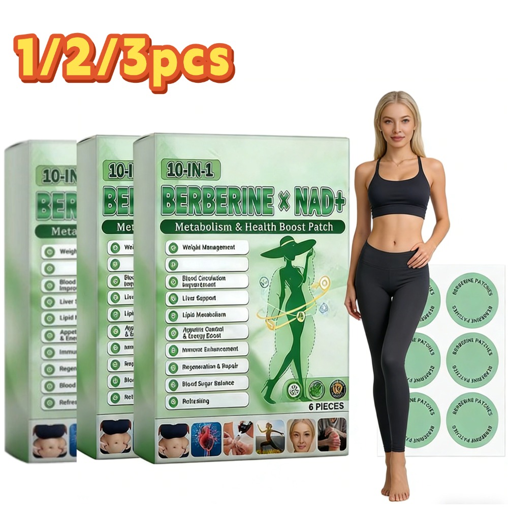 Xbody Health & Wellness - 10-in-1 Berberine x NAD+ Gewichtsmanagement-Pflaster, einfach