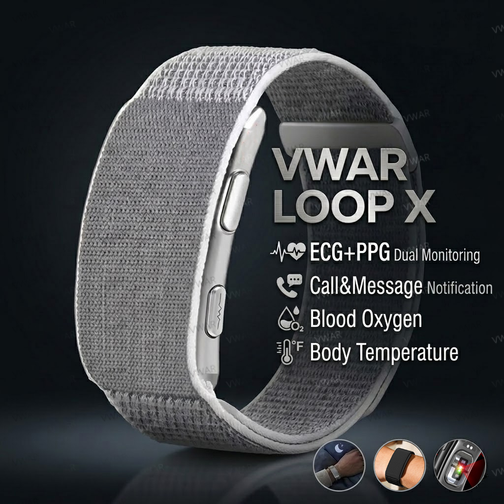 Xbody Health & Wellness - VWAR Loop X EKG Smart-Armband Herzfrequenz