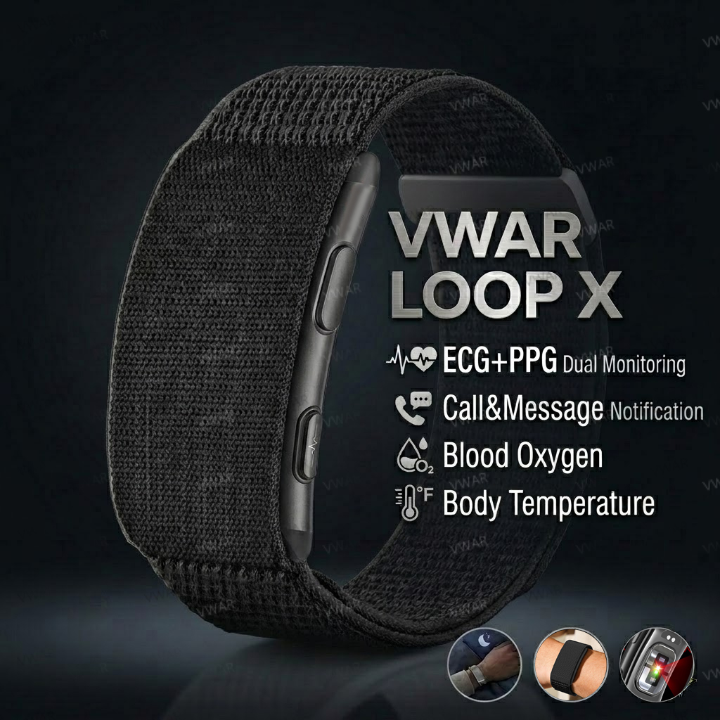 Xbody Health & Wellness - VWAR LOOP X EKG Smart-Armband Herzfrequenz