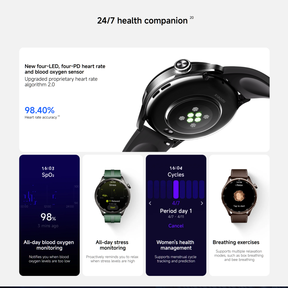 Globale Version Xiaomi Watch S – Xbody Health & Wellness Bewertung und Preis